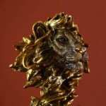 Statue lion decoration interieur 6