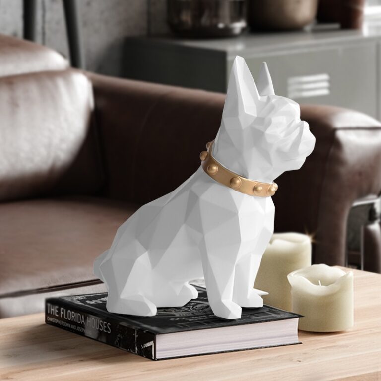 Statuette bouledogue français 5