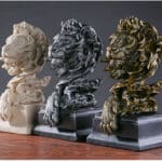 Statue lion decoration interieur 21